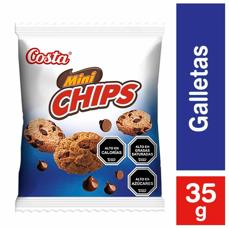 GALL MINI COSTA CHIPS CHOCOLATE 30X35GR