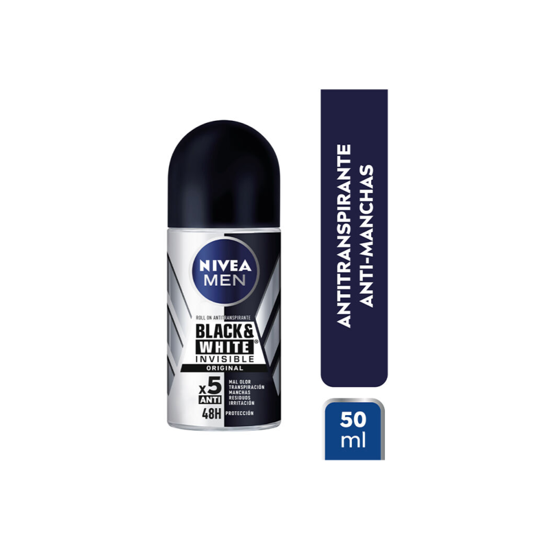 DEO NIVEA ROLLON MEN INVISI 50ML X1