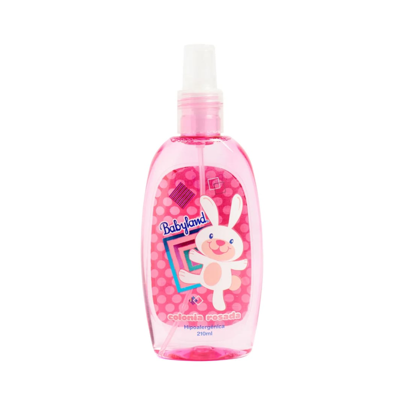 COLONIA BABYLAND ROSADA 210ML X1