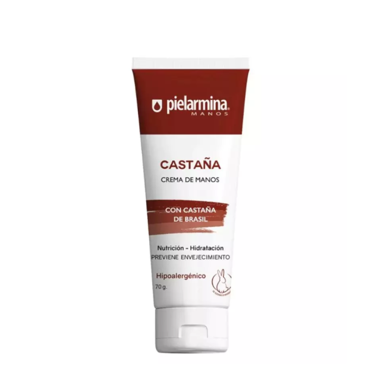 CREMA MANOS PIELARMINA CASTAÑA 70GRX1