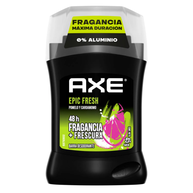 DEO AXE BARRA EPIC FRESH 45G X1