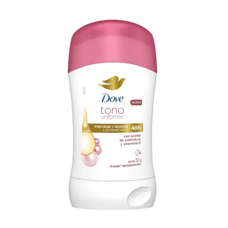 DEO DOVE BARRA MUJER TONO UNIF 50GR X1