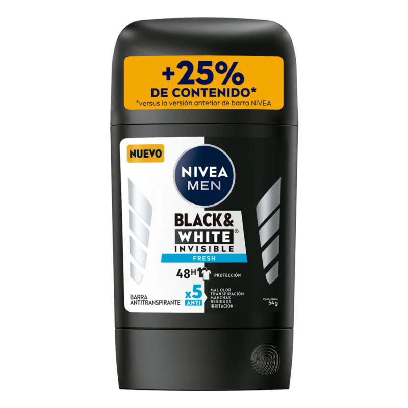 DEO NIVEA BARRA MEN DEEP BLACK CARB X1 - Imagen 23