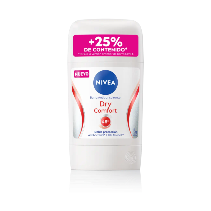 DEO NIVEA BARRA MUJER DRY COMFORT 54G X1