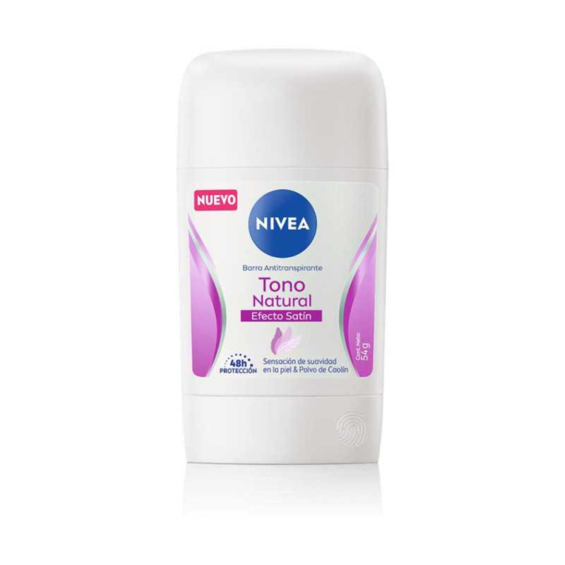 DEO NIVEA BARRA MUJER TONO NA SATIN X1