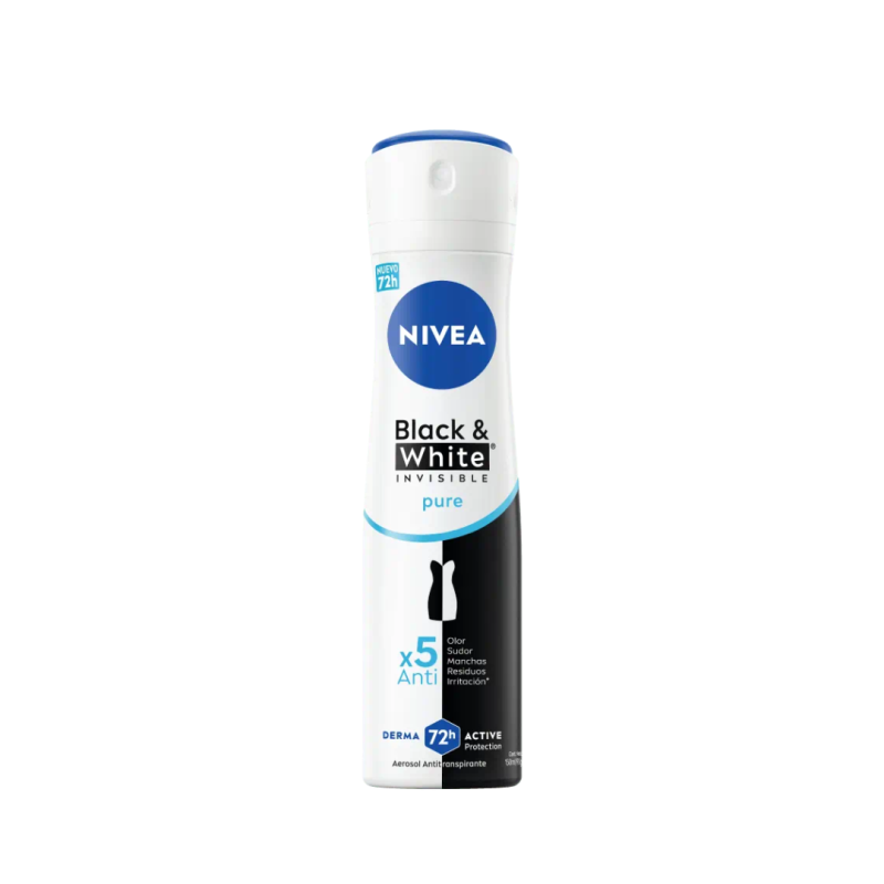 DEO NIVEA SPRAY MUJER B/W INV PURE  X1