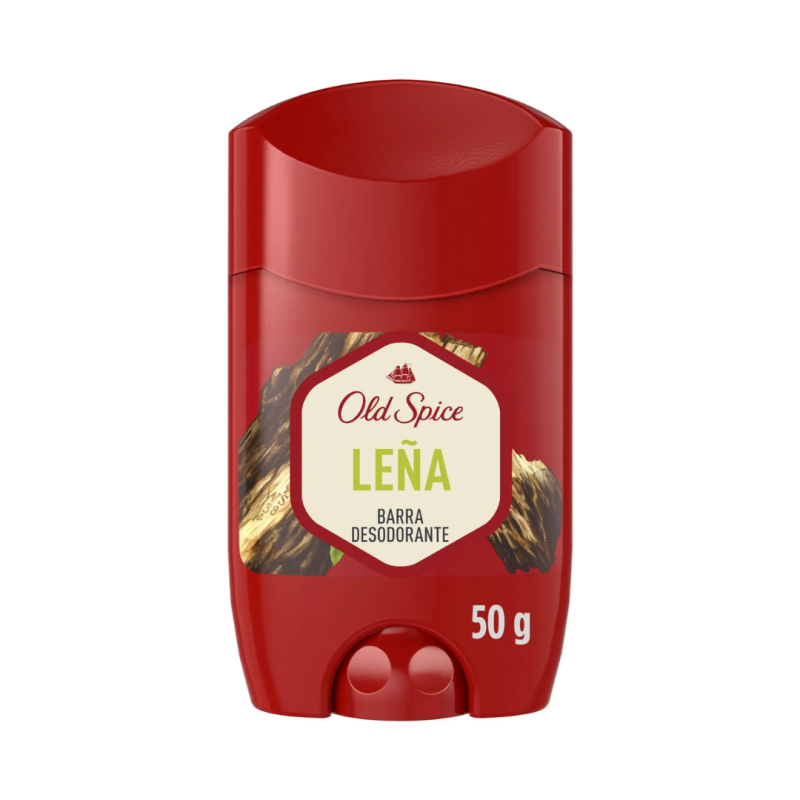 DEO OLD SPICE BARRA LEÑA 50GR X1