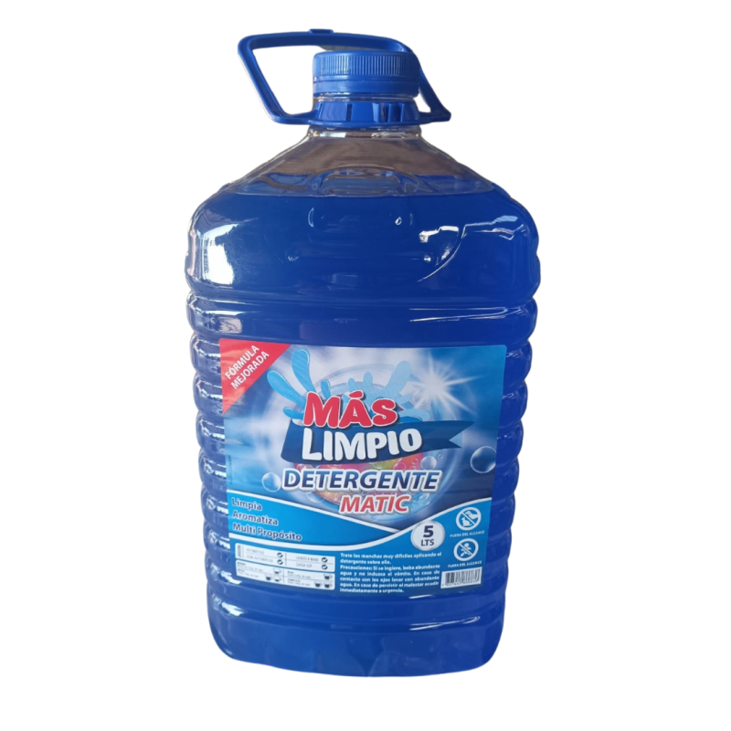 DETERGENTE MAS LIMPIO MATIC 5LT