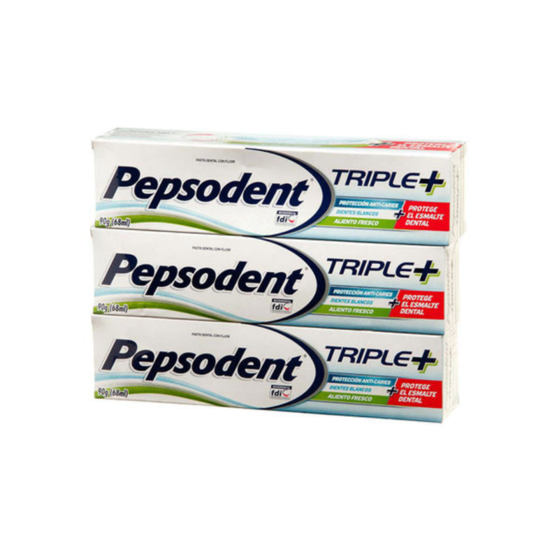 PEPSODENT TRIPLE PACKX3 90GR X1