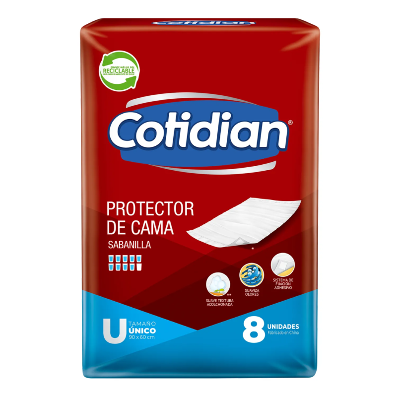 PROTEC CAMA SABANILLA COTIDIAN 8UND X1