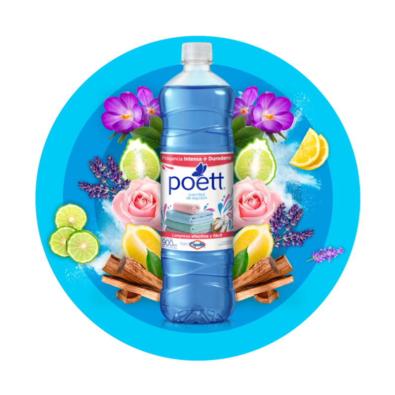 POETT 900CC SUAVIDAD DE ALGODON (12 UND) - Imagen 2