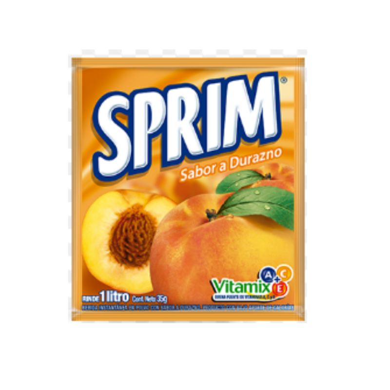 SPRIM POLVO DURAZNO X80