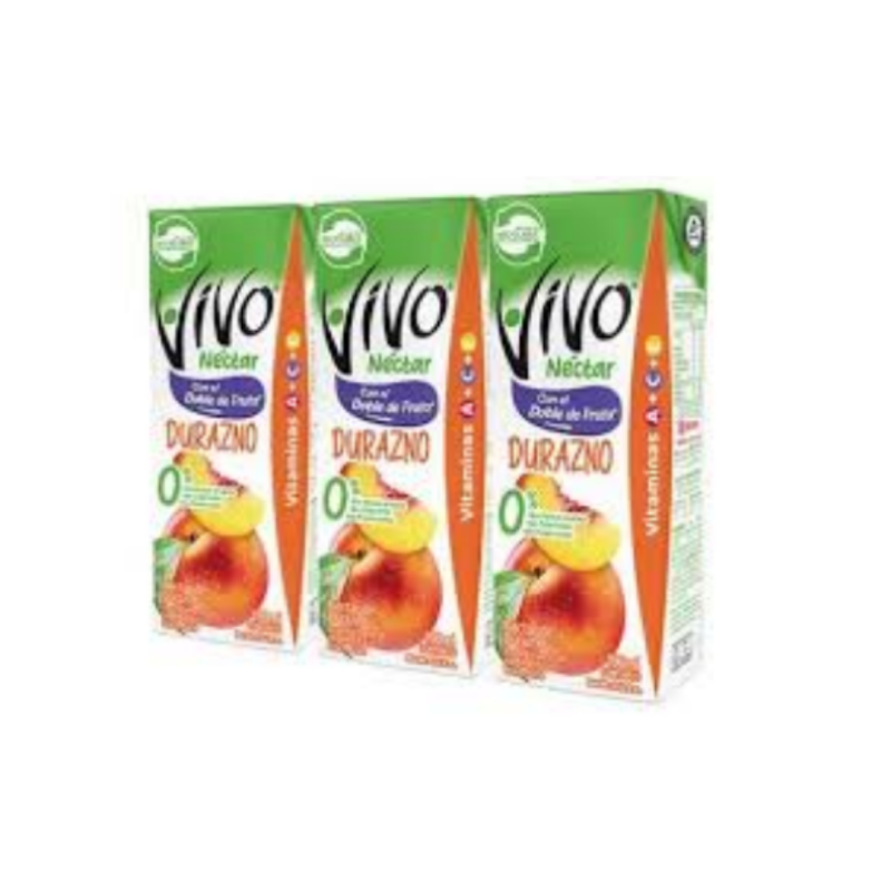 VIVO BOMBI DURAZNO 190MLX24