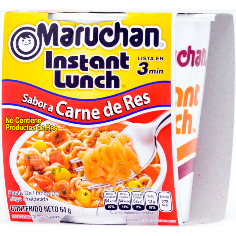 MARUCHAN CARNE  64GRX12