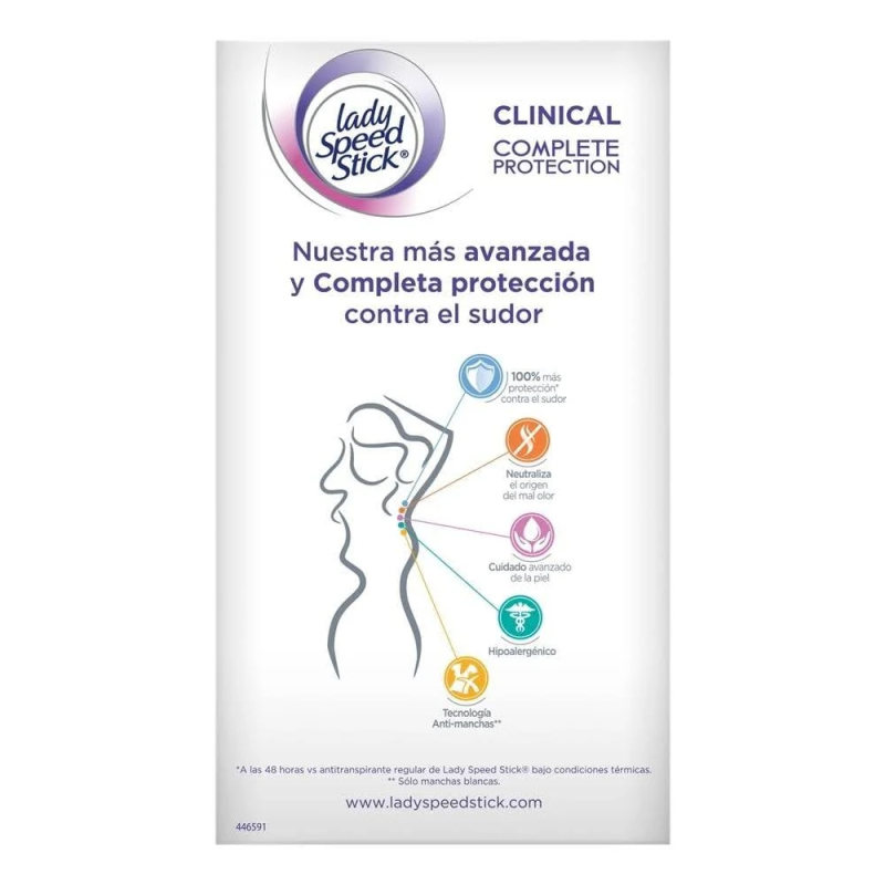 DEO LADY SPEED STICK CLINI STRESS X1 - Imagen 5