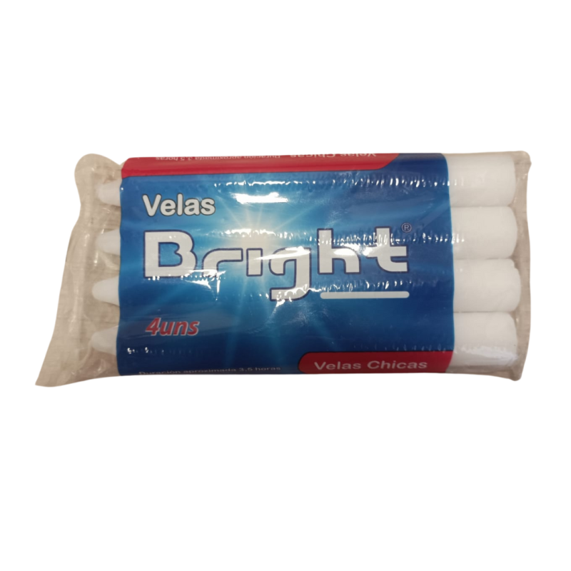 VELAS BRIGHT CHICAS 40X4