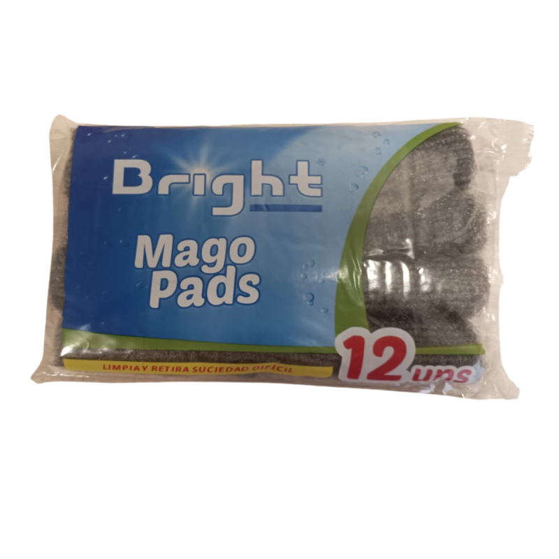 MAGO PADS SIN JABON BRIGHT X12