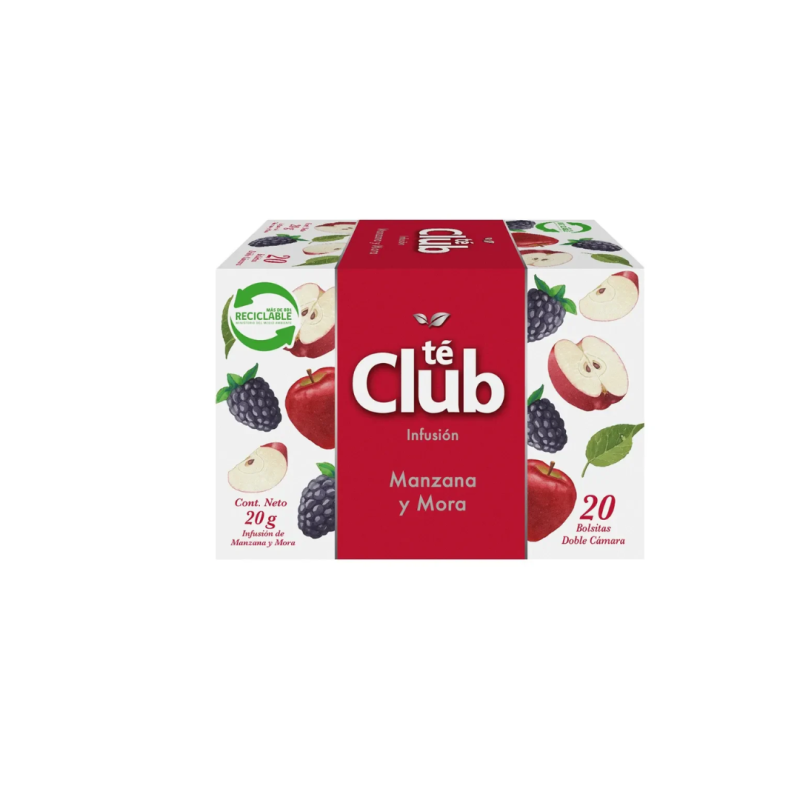 TE CLUB  MANZANA MORA 50X20UND