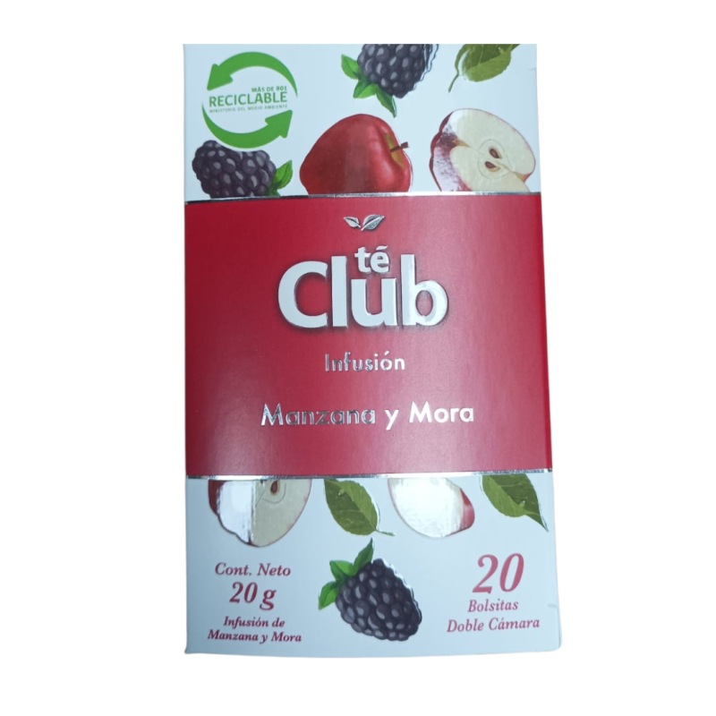 TE CLUB  MANZANA MORA 50X20UND - Imagen 2