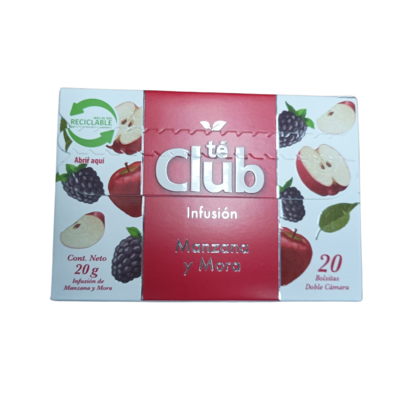 TE CLUB  MANZANA MORA 50X20UND - Imagen 3