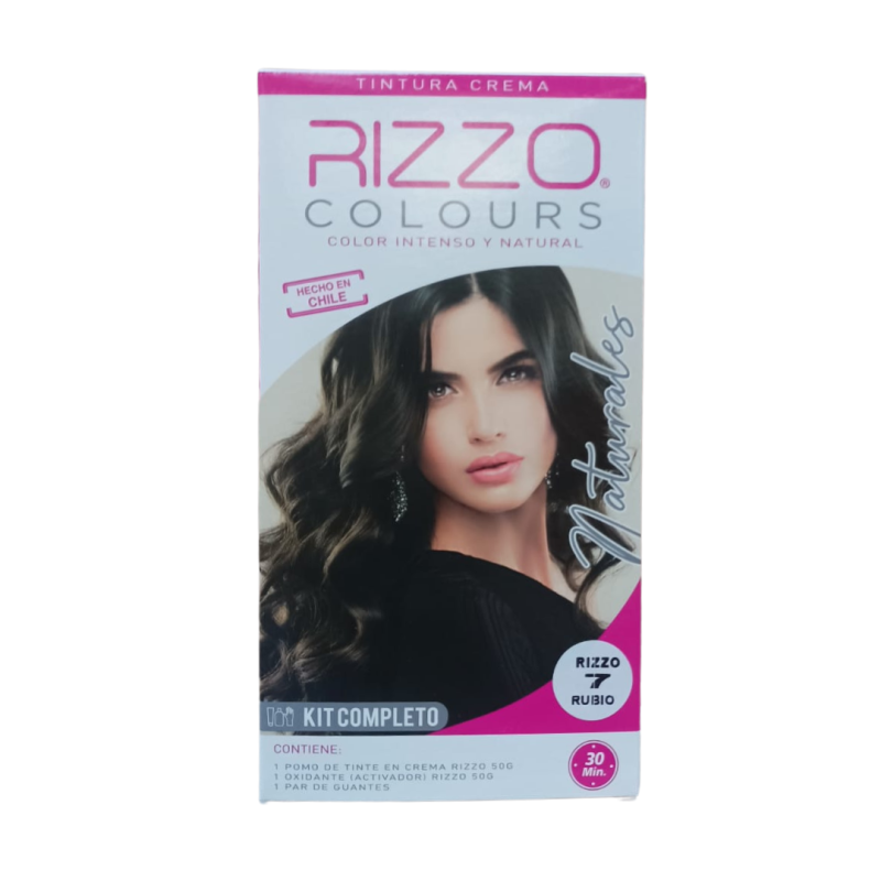 KIT TINTURA RIZZO 4 CASTAÑO X1 - Imagen 2
