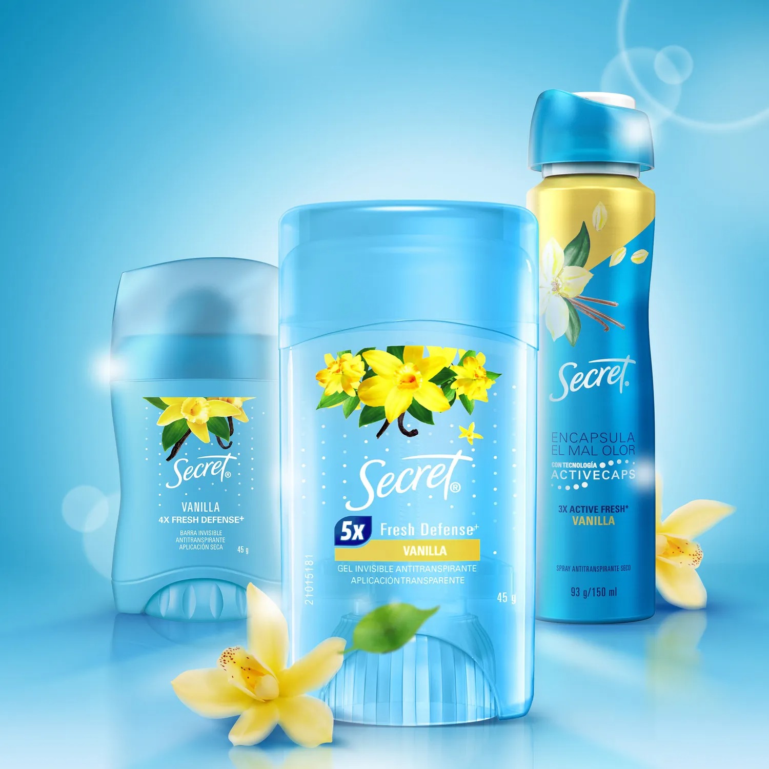 DEO SECRET GEL MUJER VAINILLA 45GRSX1 - Imagen 4