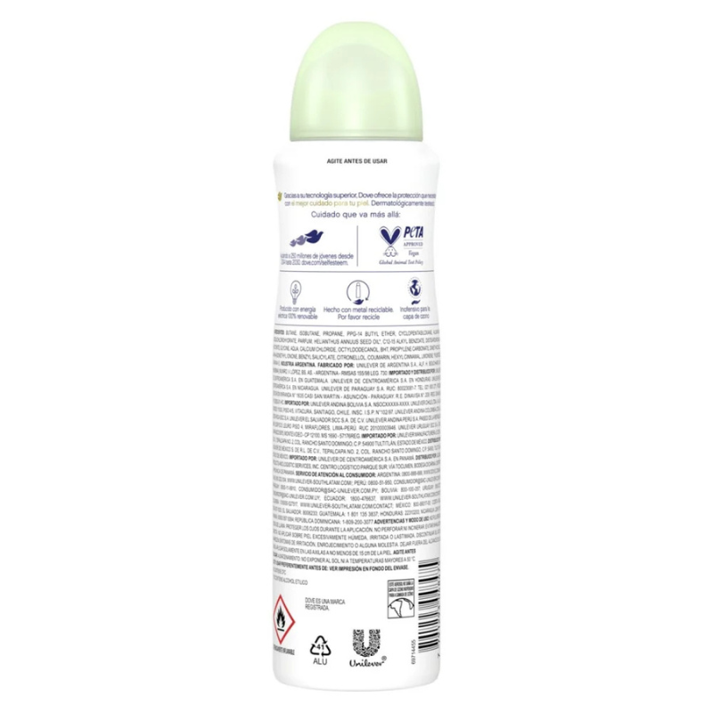 Desodorante Dove Spray Fresh Pepino 150 ml