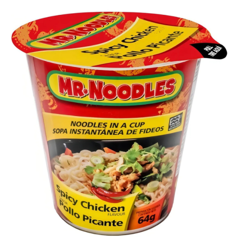 Mr. Noodles Pollo Picante Spicy Chicken x12